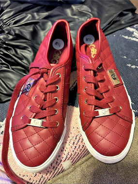 Guess Quilted Sneakers Red US 8.5